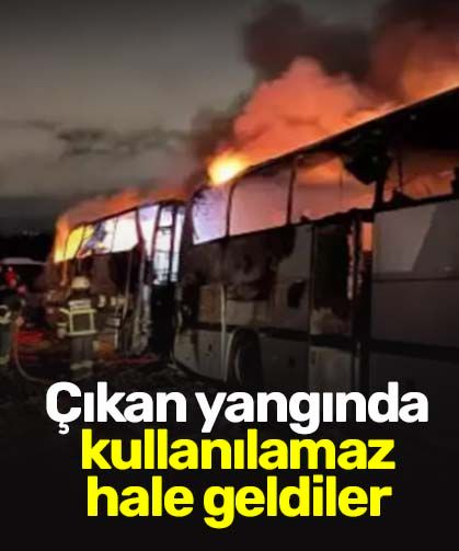Kocaeli'de Büyük Yangın: 14 Toplu Taşıma Aracı Yandı