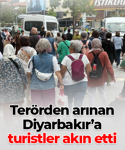 Terörden arınan  Diyarbakır’a Turistler akın etti