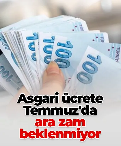 Asgari ücrete Temmuz'da ara zam beklenmiyor