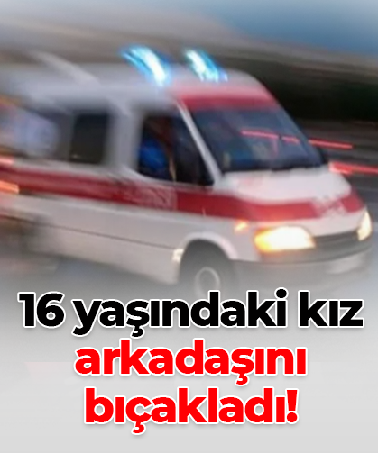 16 yaşındaki kız arkadaşını  bıçakladı!
