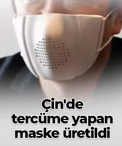 Çin'de gerçek zamanlı tercüme yapan maske üretildi