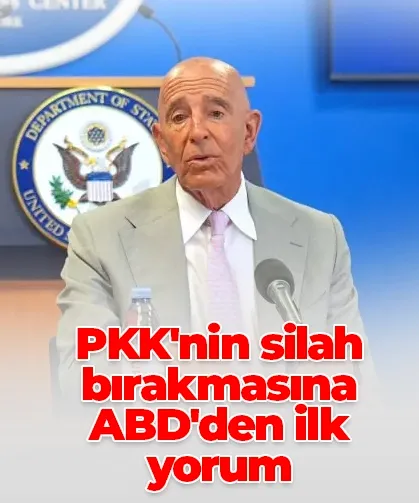 PKK'nin silah bırakmasına ABD'den ilk yorum