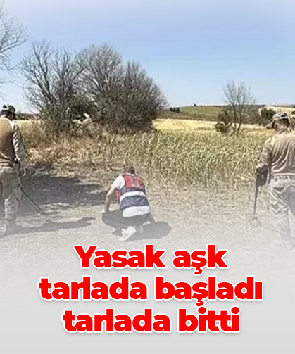 Yasak aşk tarlada başladı tarlada bitti