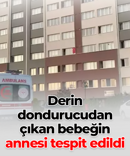 Derin dondurucudan çıkan bebeğin annesi tespit edildi