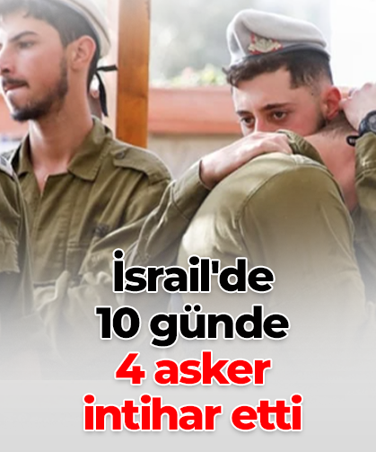 İsrail'de 10 günde 4 asker intihar etti