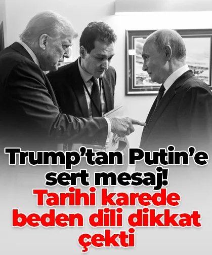 Trump’tan Putin’e sert mesaj! Tarihi karede beden dili dikkat çekti