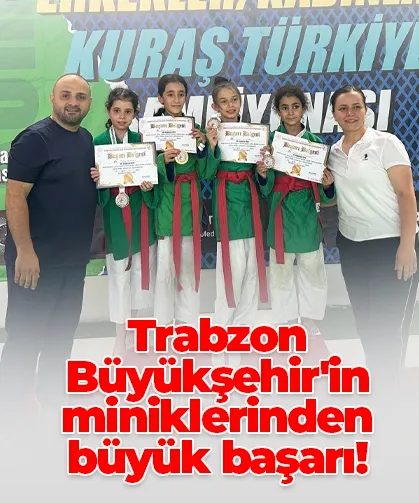 Trabzon Büyükşehir'in miniklerinden büyük başarı!