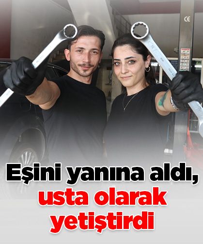 Sivas’ta sanayide örnek hikâye: Eşini yanına aldı, usta olarak yetiştirdi