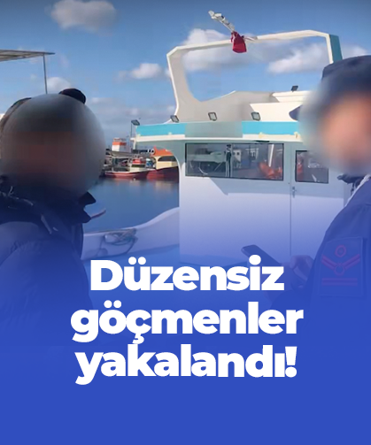 Düzensiz göçmenler yakalandı