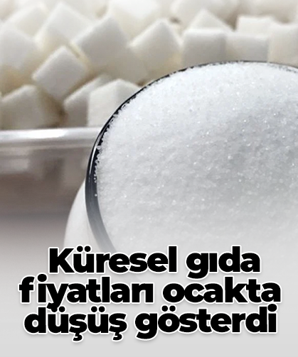 Küresel gıda fiyatları ocakta düşüş gösterdi