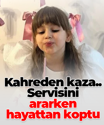 Kahreden kaza.. Servisini ararken hayattan koptu