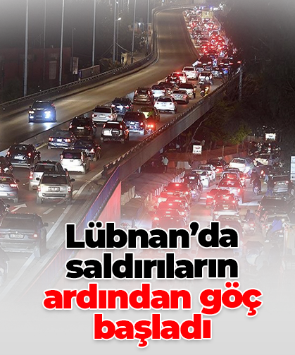 Lübnan’da saldırıların ardından göç başladı