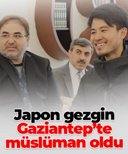 Bisikleti arızalanınca camiye sığındı, Gaziantep’te müslüman oldu