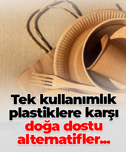 Tek kullanımlık plastiklere karşı doğa dostu alternatifler...