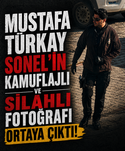 Mustafa Türkay Sonel'in kamuflajlı ve silahlı fotoğrafı ortaya çıktı!