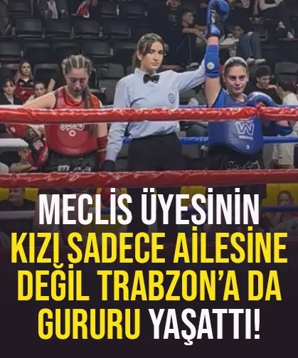 Trabzon'da Meclis Üyesinin kızı Türkiye 3.'sü oldu...