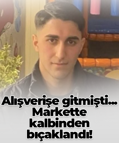 Alışverişe gitmişti...  Markette  kalbinden bıçaklandı!