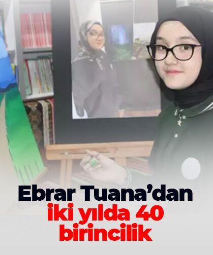 Ebrar Tuana’dan iki yılda 40 birincilik