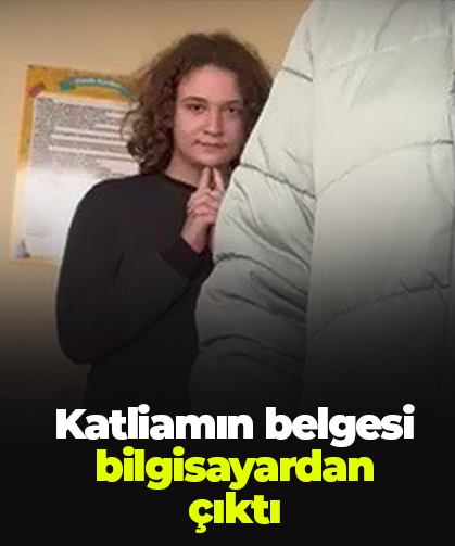 Katliamın belgesi bilgisayardan çıktı