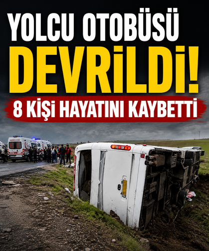 İran’da yolcu otobüsü devrildi: 8 kişi hayatını kaybetti