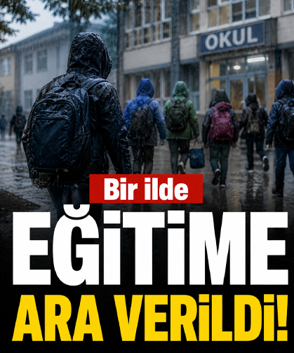 Bir ilde eğitime ara verildi!
