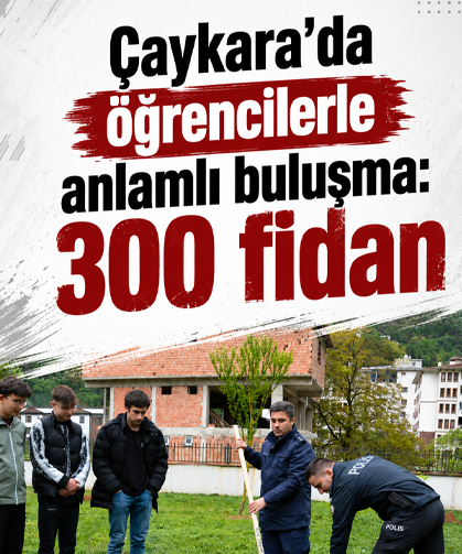 Çaykara'da "Kardeş Okul Projesi" kapsamında etkinlik düzenlendi