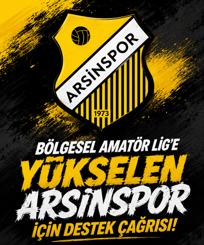 Bölgesel Amatör Lig'e yükselen Arsinspor için destek çağrısı