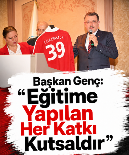 Başkan Genç: “Eğitime Yapılan her katkı kutsaldır”