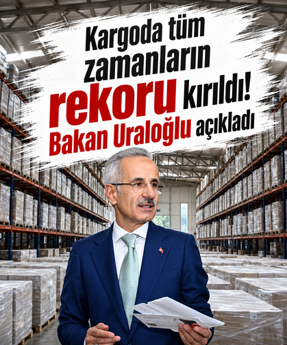 Kargoda tüm zamanların rekoru kırıldı! Bakan Uraloğlu açıkladı