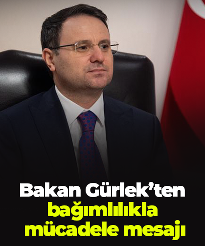 Bakan Gürlek: Madde bağımlılığıyla mücadelede, infaz sistemimizin rehabilite edici yönünü güçlendiriyoruz