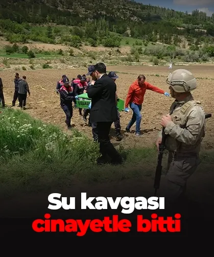Karaman’da su kavgası cinayetle bitti