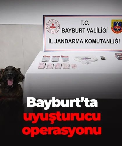 İstanbul’dan Bayburt’a uyuşturucu getiren 3 şüpheli yakalandı