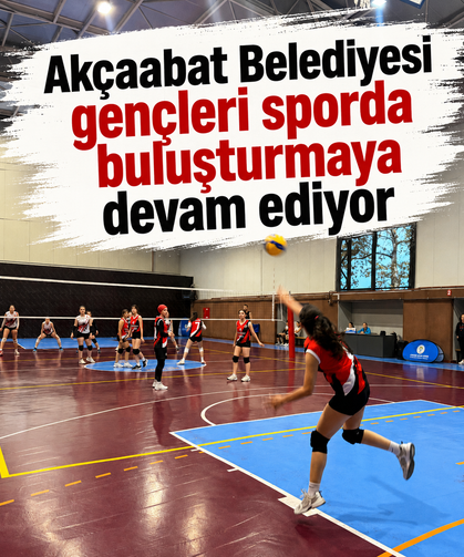 Akçaabat Belediyesi gençleri sporda Buluşturmaya devam ediyor