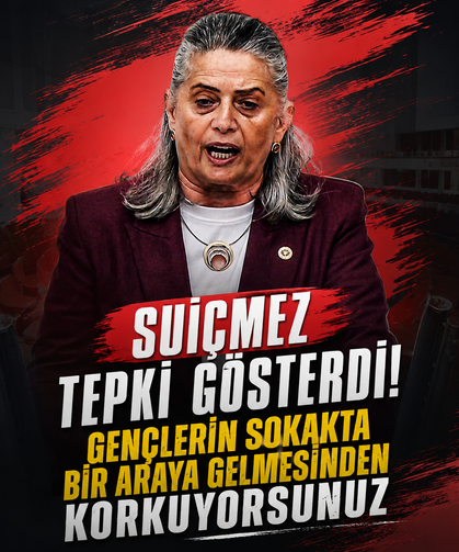 Suiçmez tepki gösterdi! Gençlerin sokakta bir araya gelmesinden korkuyorsunuz