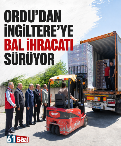 Ordu'dan İngiltere'ye bal ihracatı sürüyor