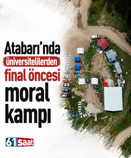 Atabarı’nda üniversitelilerden final öncesi moral kampı