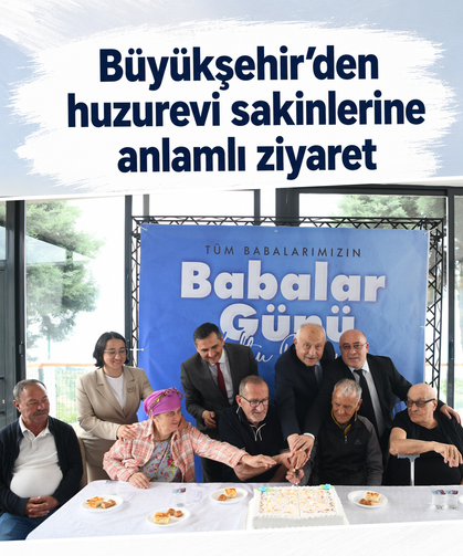 Büyükşehir’den huzurevi sakinlerine anlamlı ziyaret