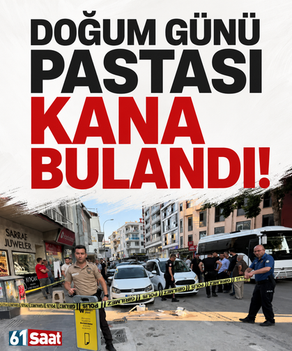 Doğum günü pastası kana bulandı!