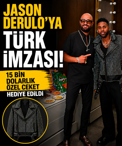 Jason Derulo’ya Türk İmzası! 15 Bin Dolarlık Özel Ceket Hediye Edildi