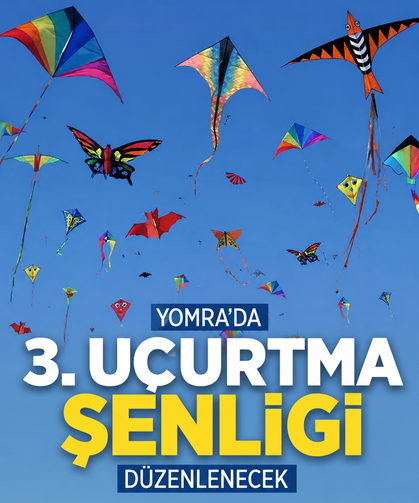 Yomra’da 3. Uçurtma Şenliği düzenlenecek