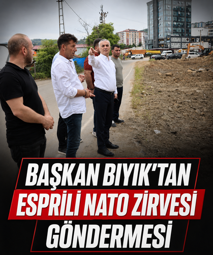 Başkan Bıyık'tan esprili NATO Zirvesi göndermesi