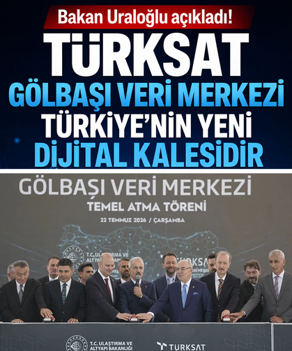 Bakan Uraloğlu açıkladı! TÜRKSAT Gölbaşı Veri Merkezi Türkiye'nin yeni dijital kalesidir