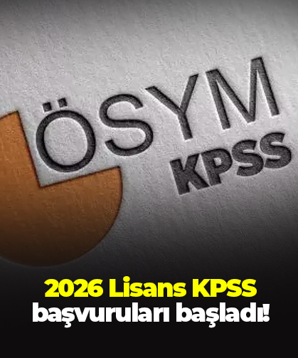 2026 Lisans KPSS başvuruları başladı!