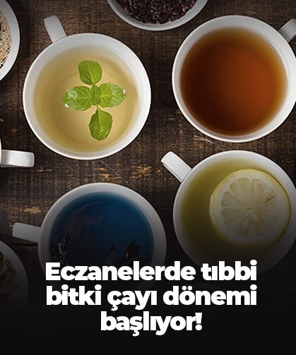 Eczanelerde tıbbi bitki çayı dönemi başlıyor!