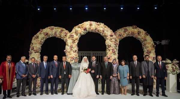 İSTANBUL - TBMM Başkanı Şentop'un oğlu Selahaddin Şentop evlendi