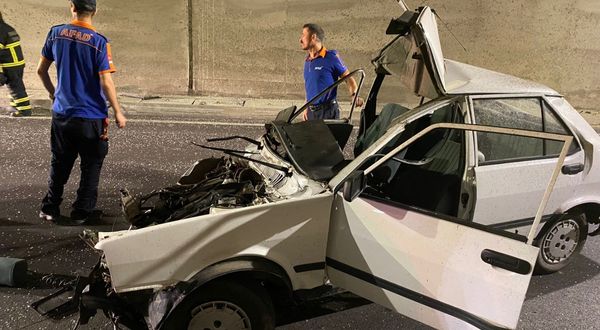 Zonguldak'ta tüneldeki kazada ağır yaralanan sürücü yaşam mücadelesini kaybetti