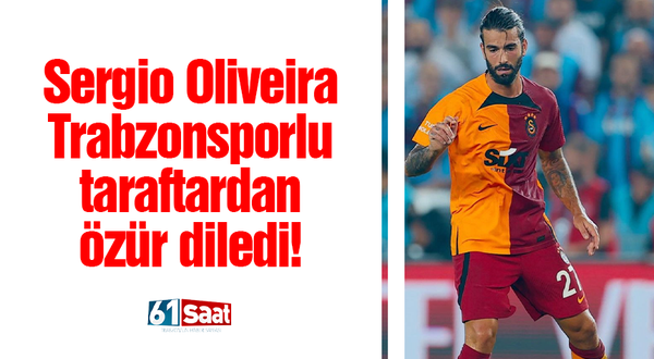 Galatasaraylı futbolcu Trabzonspor taraftarından özür diledi