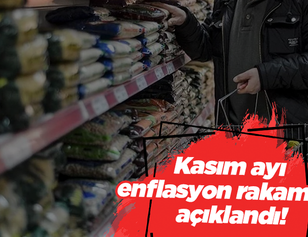 Kasım ayı enflasyon rakamları açıklandı!