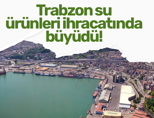 Trabzon  su ürünleri ihracatında büyüdü!