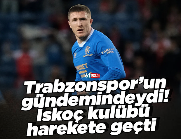 Trabzonspor’un  gündemindeydi!  İskoç kulübü  harekete geçti